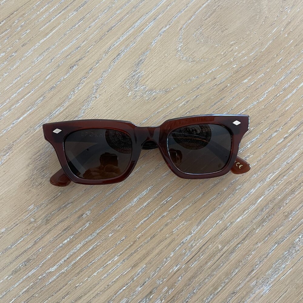 Epokhe Stereo Sunglasses - Maple Polished / Brown